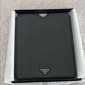 Prada Elegant Black Tablet Sleeve
